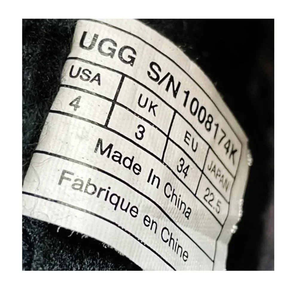 UGG K Cambridge Leather & Sweater Boot 1008174k